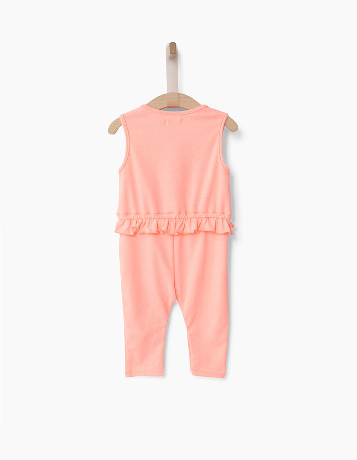 Combinaison rose bébé fille-2 Combinaison rose bébé fille-2