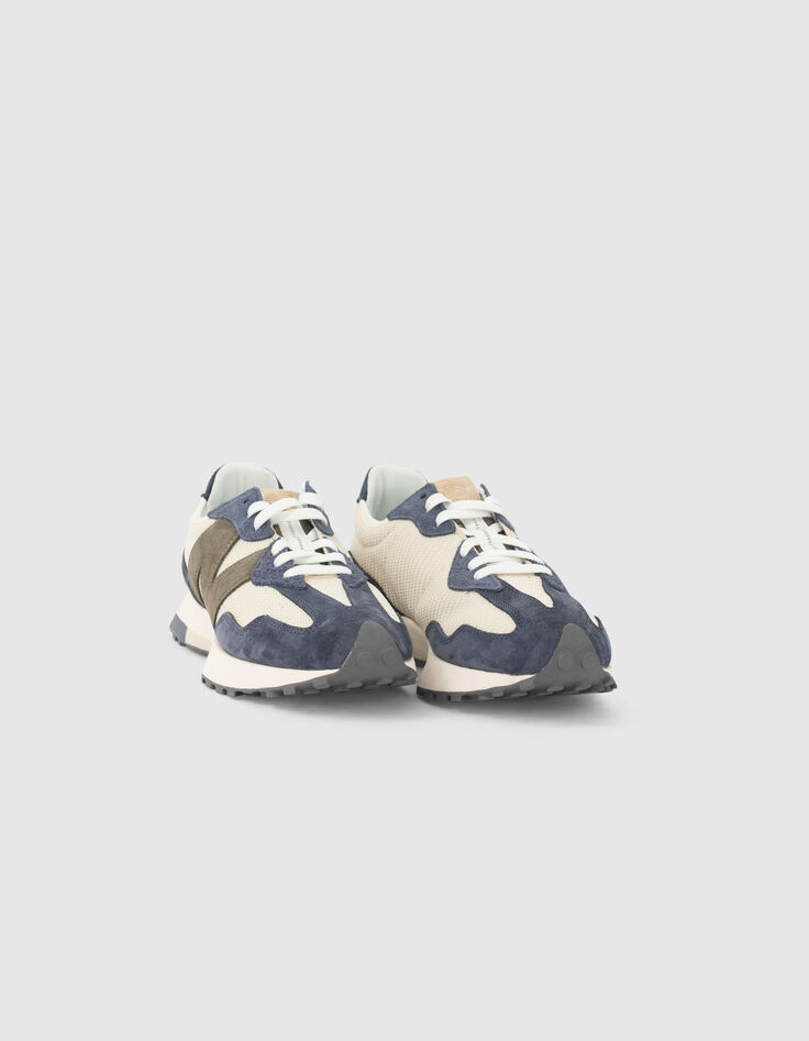 Baskets crème New Balance 327 Homme-5