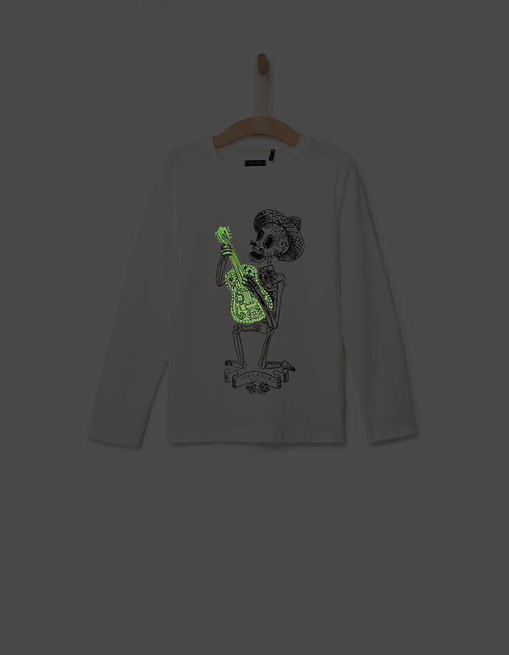 Camiseta esqueleto niño-2