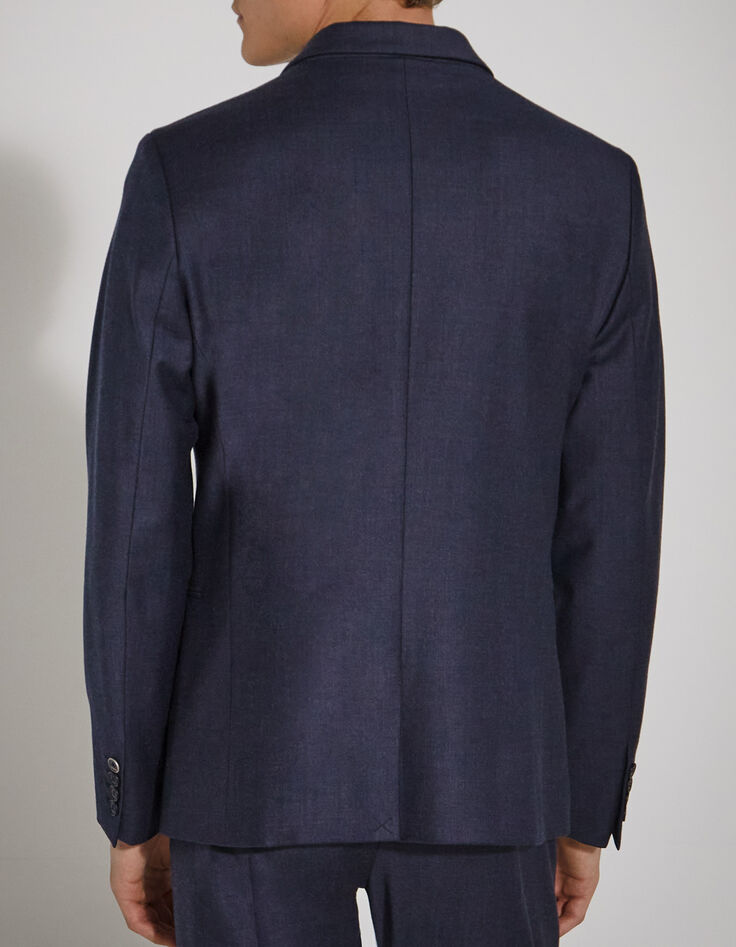Veste de costume marine flanelle TRAVEL SUIT Homme-3