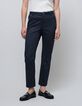 Anzughose 7/8 navy mit Fischgr&auml;tmuster f&uuml;r Damen-6