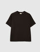 T-shirt dark choco bio Heren-7