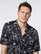 Chemise REGULAR noire esprit toile de Jouy Homme-4