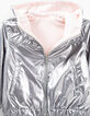 Blouson réversible argent et rose pâle fille-4
