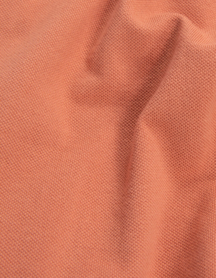 Polo terracotta coton bio brod&eacute; guitare gar&ccedil;on-6