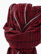 Bufanda roja de cuadros Hombre-3
