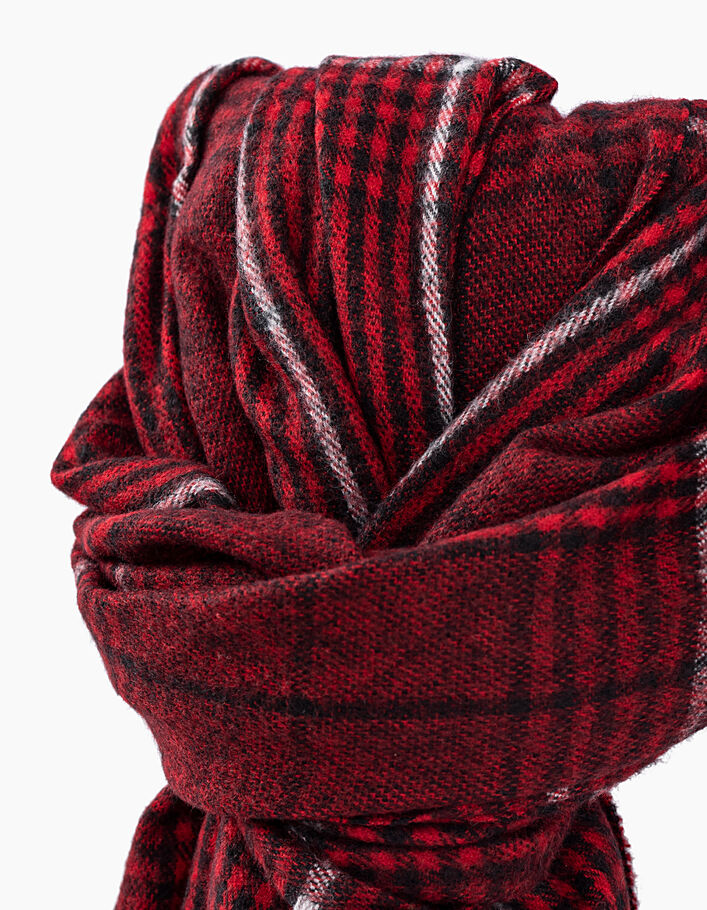 Rode geruite sjaal Heren - IKKS