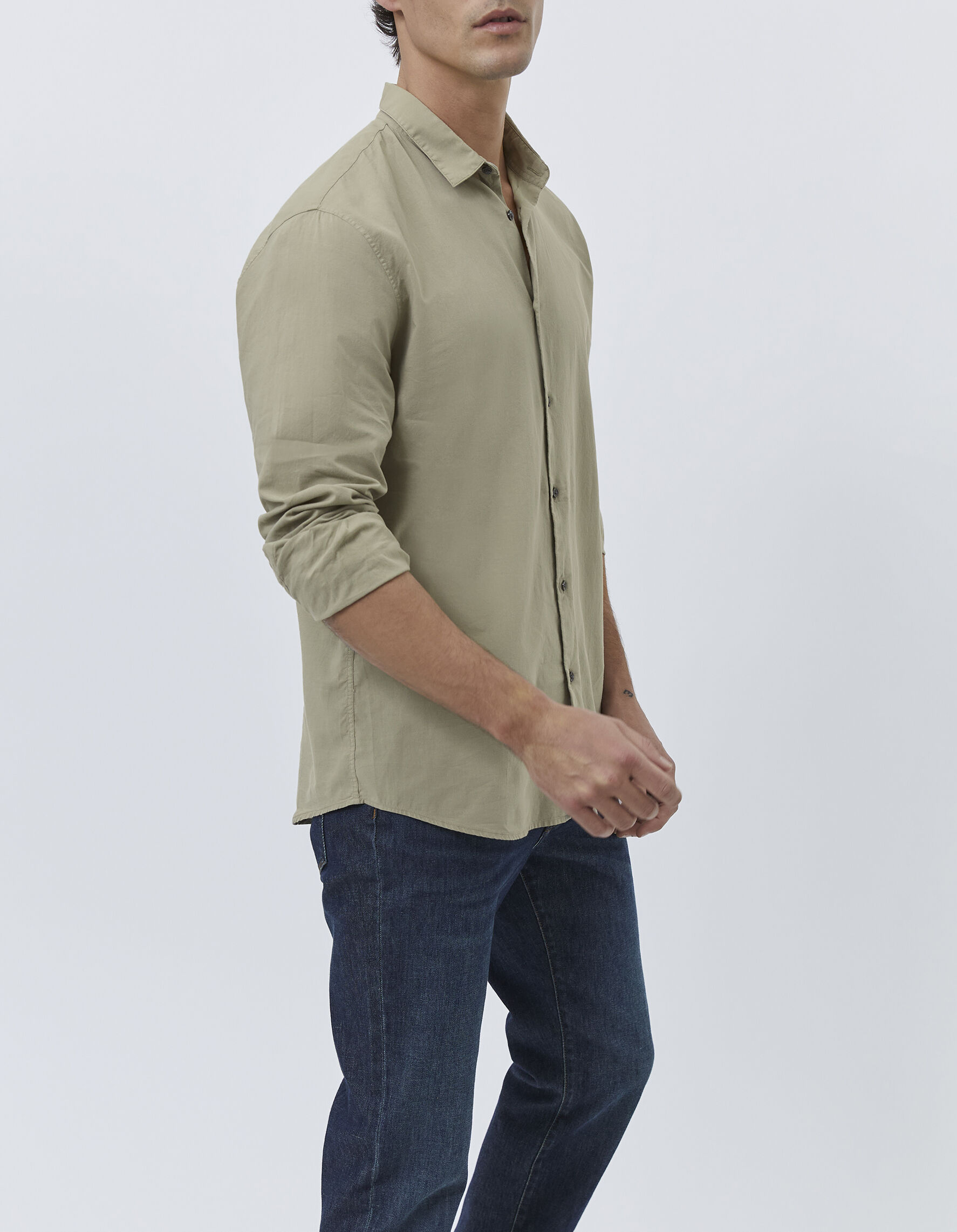 Chemise hot sale kaki ikks