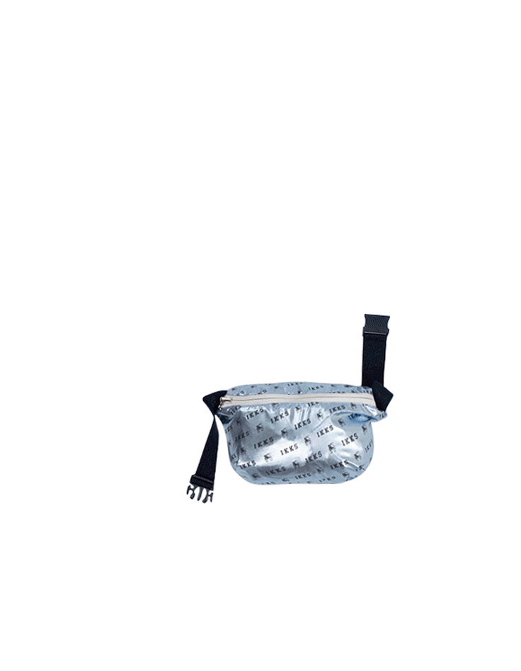 Coupe-vent silver blue déperlant à capuche fille-2