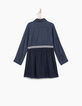 Robe-chemise en jean et jupon en tulle fille-3