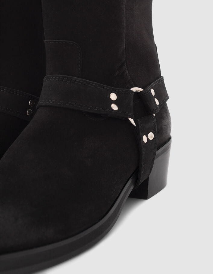 botte esprit motard femme