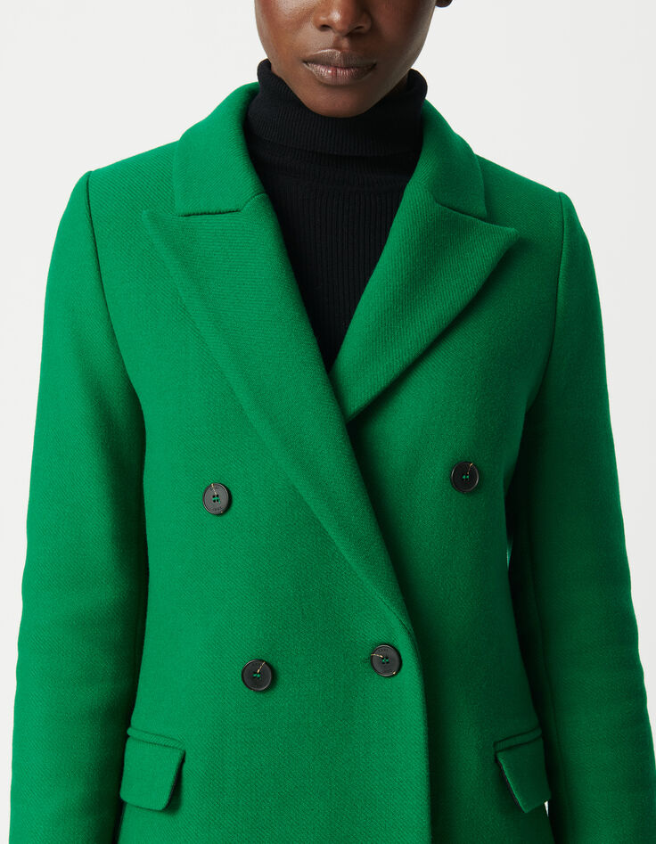 Preabrigo verde de mujer con esp&iacute;ritu caban-4