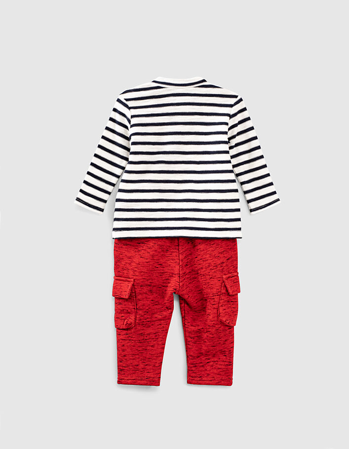 Baby boys' sailor top and combat trousers outfit  - IKKS