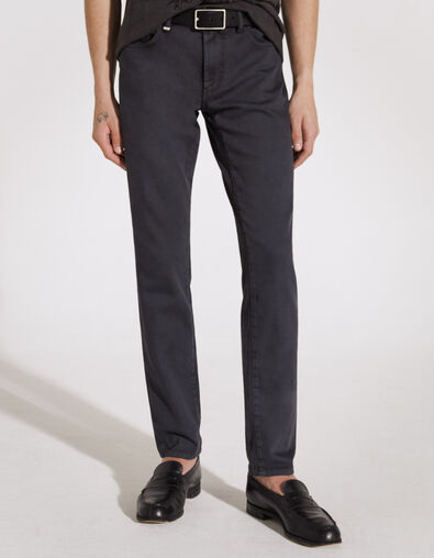 Stormgrijze SLIM jeans Peter Heren - IKKS