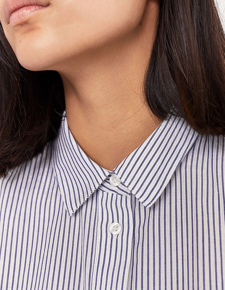 Ärmellose Crop-Damenbluse mit Wappen an der Brust-5