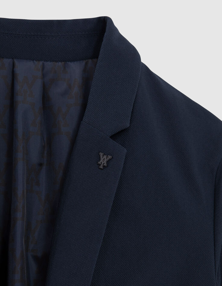 Veste de costume marine légère garçon-6