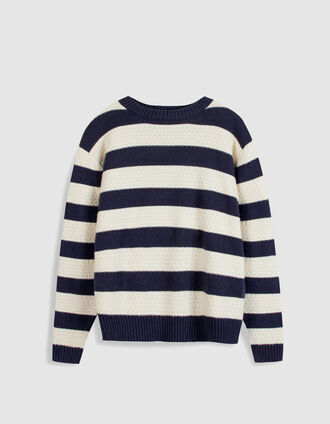 Jersey de hombre de punto con cuello redondo