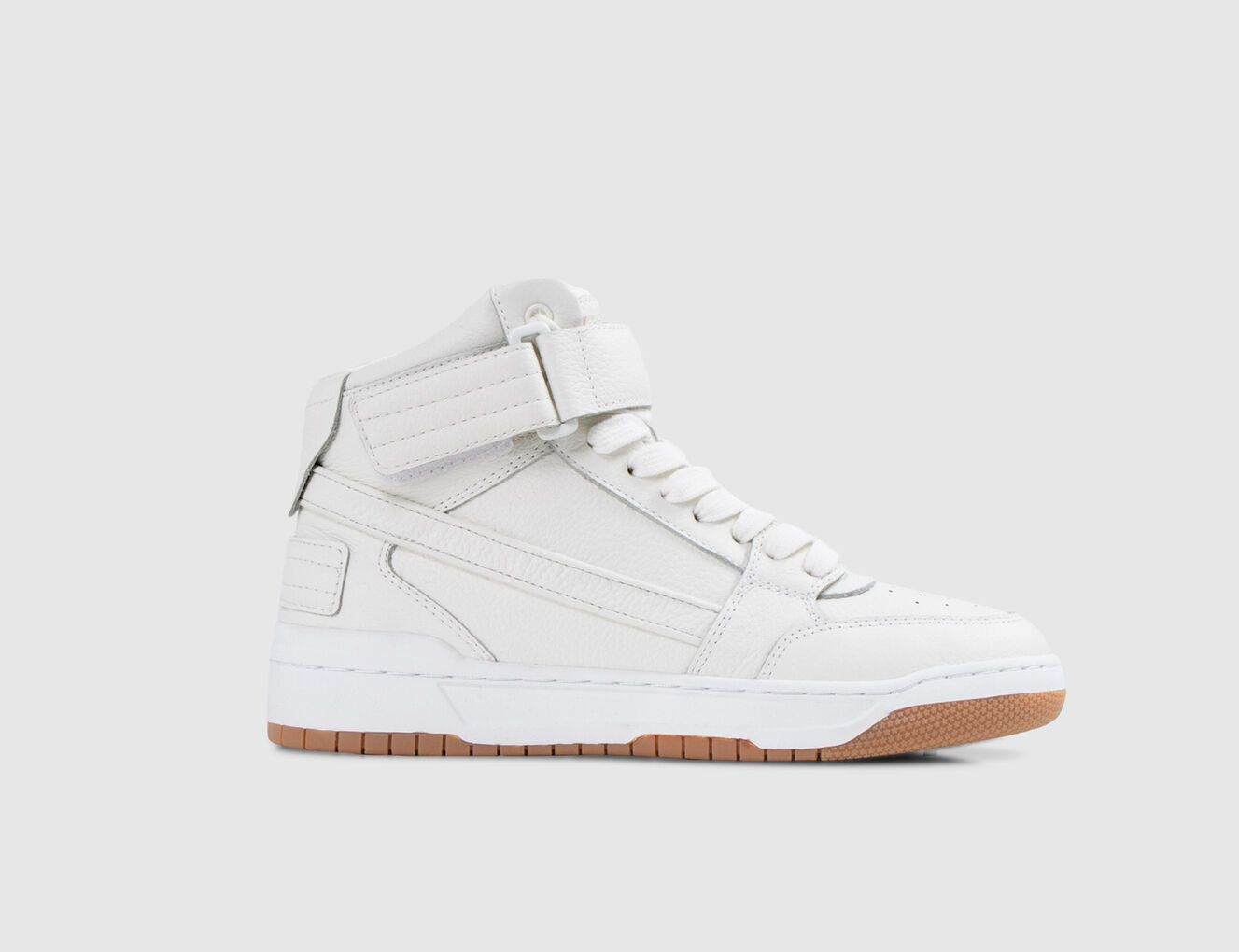 Gender Free-Sneakers blanches cuir Mixte - IKKS-1