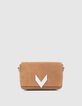 Le sac 111 en cuir de vachette velours sable femme-1