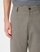 Pantalon battle gris motif rayures Homme-2