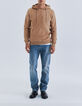 Sudadera capuchino algod&oacute;n ecol&oacute;gico capucha hombre-5