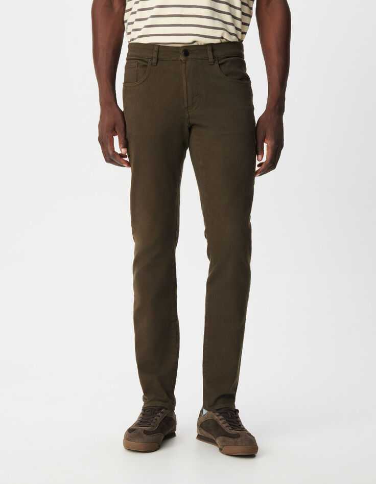 Men's Khaki Slim-Fit Jeans by Bruce-2