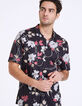 Chemise noire imprimée maxi-floral Homme-4