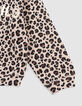 Sudadera beige estampado leopardo niña-5