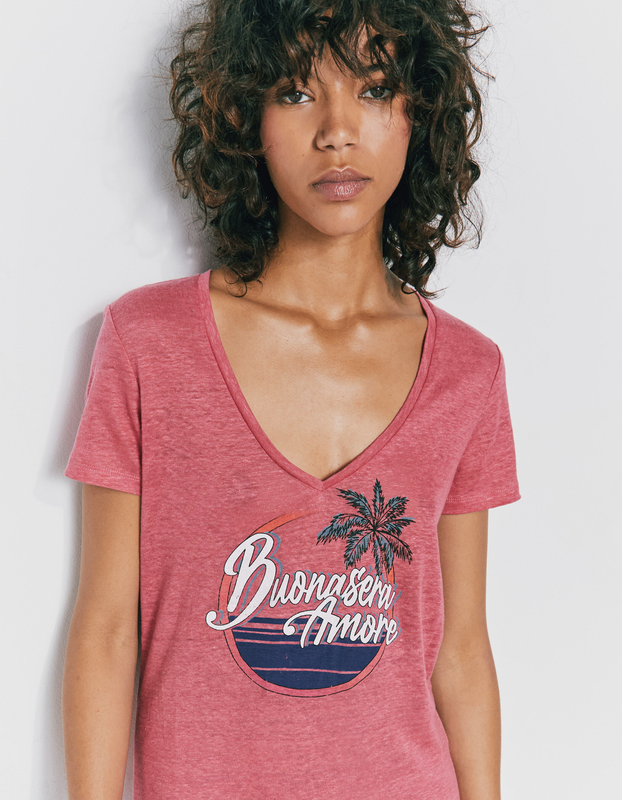 Tee shirt plage femme clearance