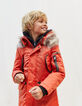 Oranje parka voor jongens -1