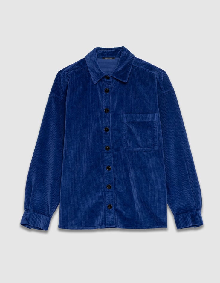 Women’s blue corduroy overshirt-4 Women’s blue corduroy overshirt-4