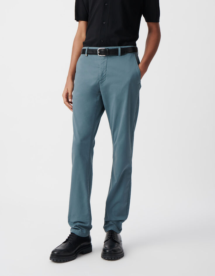 Pantalon CHINO SLIM orage Homme-2 Pantalon CHINO SLIM orage Homme-2