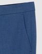 Pantalon de costume bleu indigo Homme-5