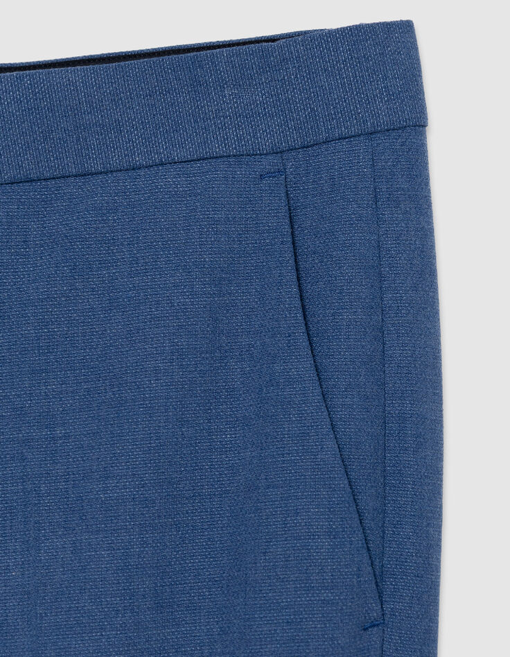 Pantalon de costume bleu indigo Homme-5