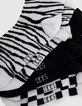 Women’s white/black patterned socks-6