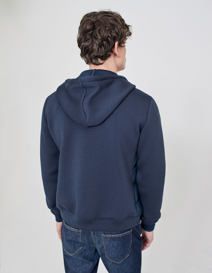 Sous-doudoune acier bi-mati&egrave;re Homme-3