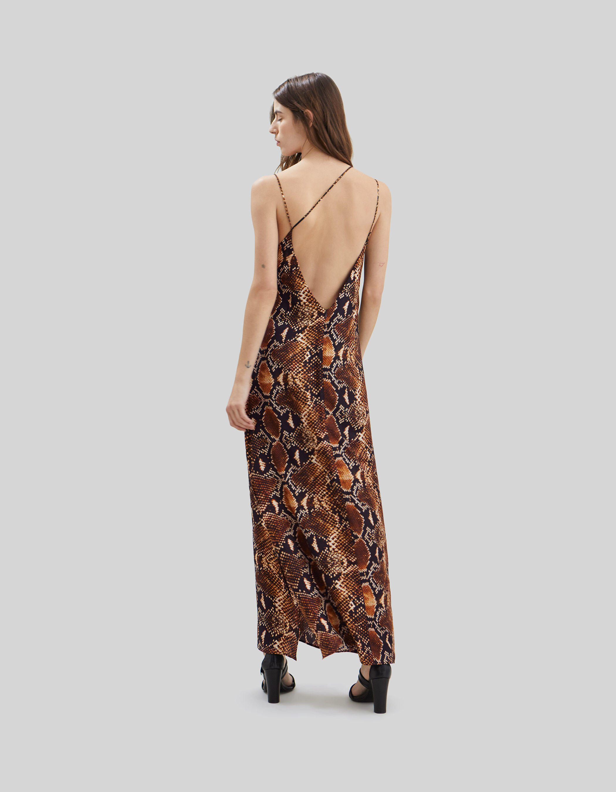 Pure Edition Robe longue imprime python rock Femme IKKS
