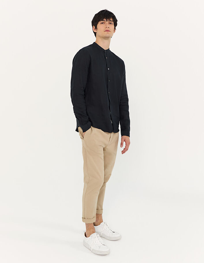 Pantaln Negro Hombre Casual Outfit Camiseta Negra Hombre Men's