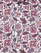 Wijnrood SLIM fit overhemd gebloemde Liberty stof Heren-5