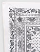 Girls&rsquo; off-white Paisley print satiny square scarf-3