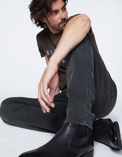 Men's khaki Pendjab SLIM jeans - IKKS
