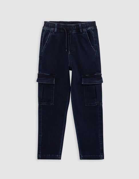 Jean JOGGER bleu forme loose garçon - IKKS