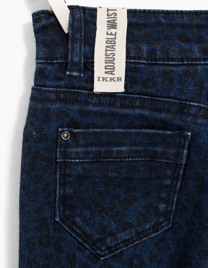 Girls’ slim leopard jeans - IKKS