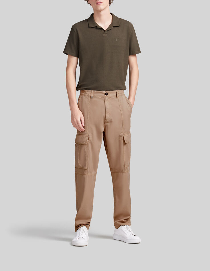 Pantalon BATTLE beige Lyocell® Homme-1