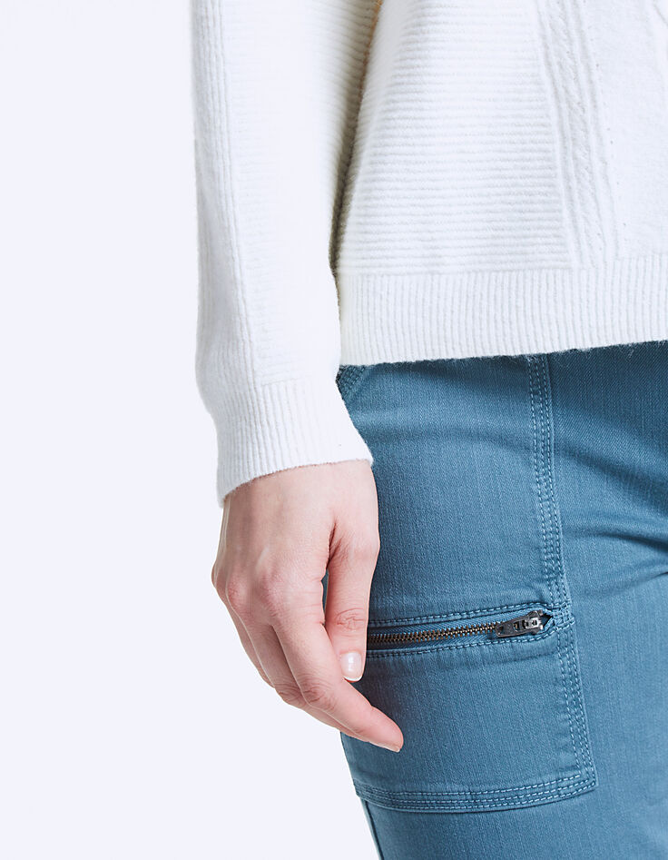 Women’s cable knit wool sweater-5 Women’s cable knit wool sweater-5