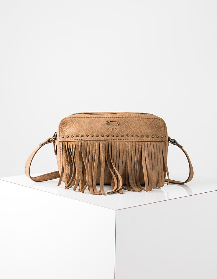 Sac pochette à franges femme-1