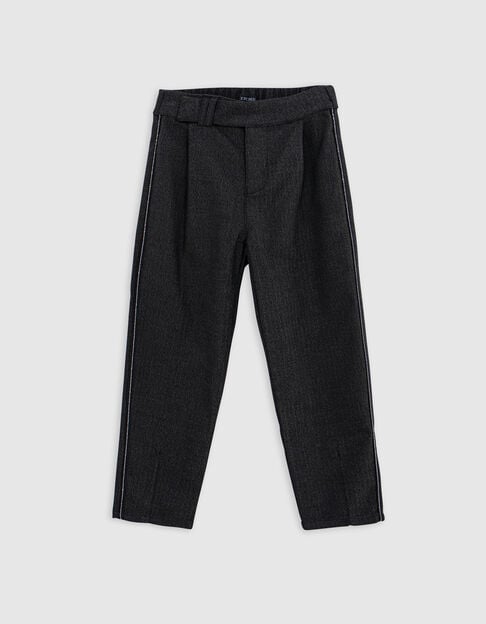 Pantalón negro imitación tiras joya niña - IKKS