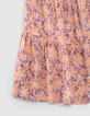 Lichtpaarse jurk print psychedelische bloemen meisjes-4