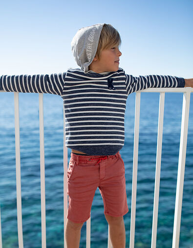 Bermudas coral punto knitlook niño  - IKKS