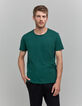L‘Essentiel Herren-T-Shirt grün, Bio-Baumwolle, Rundhals-1
